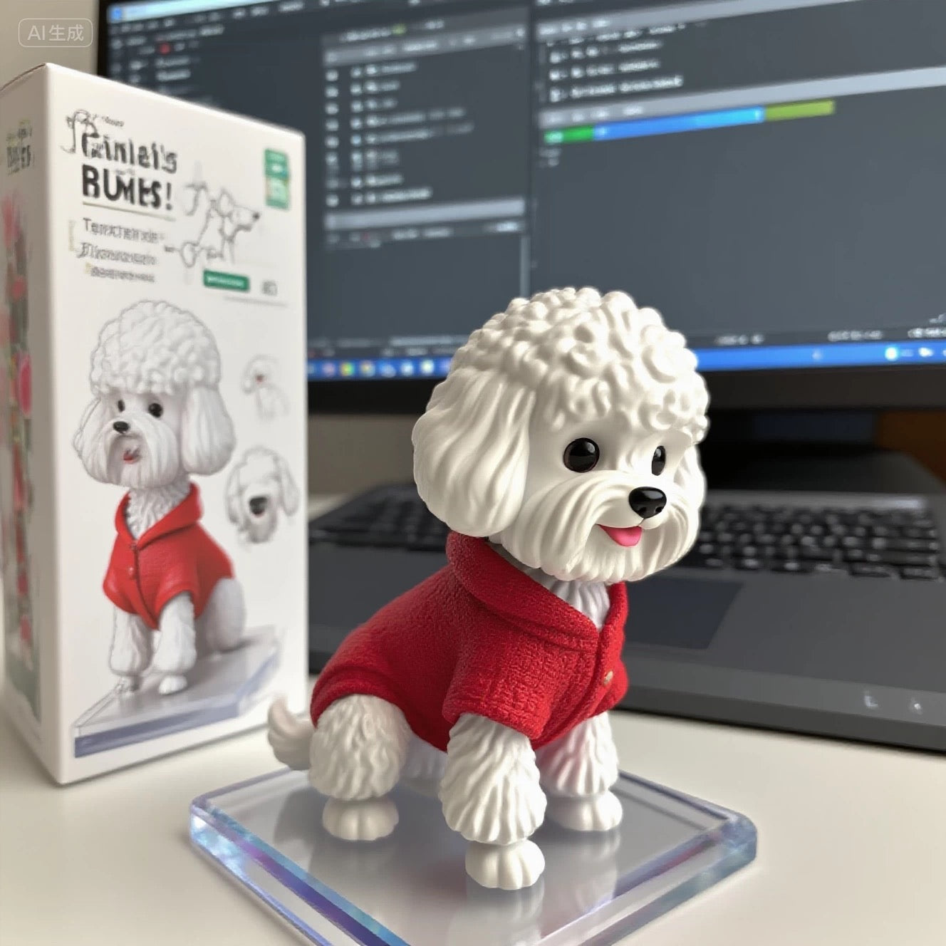 Customized 3D printed pet souvenir figurines