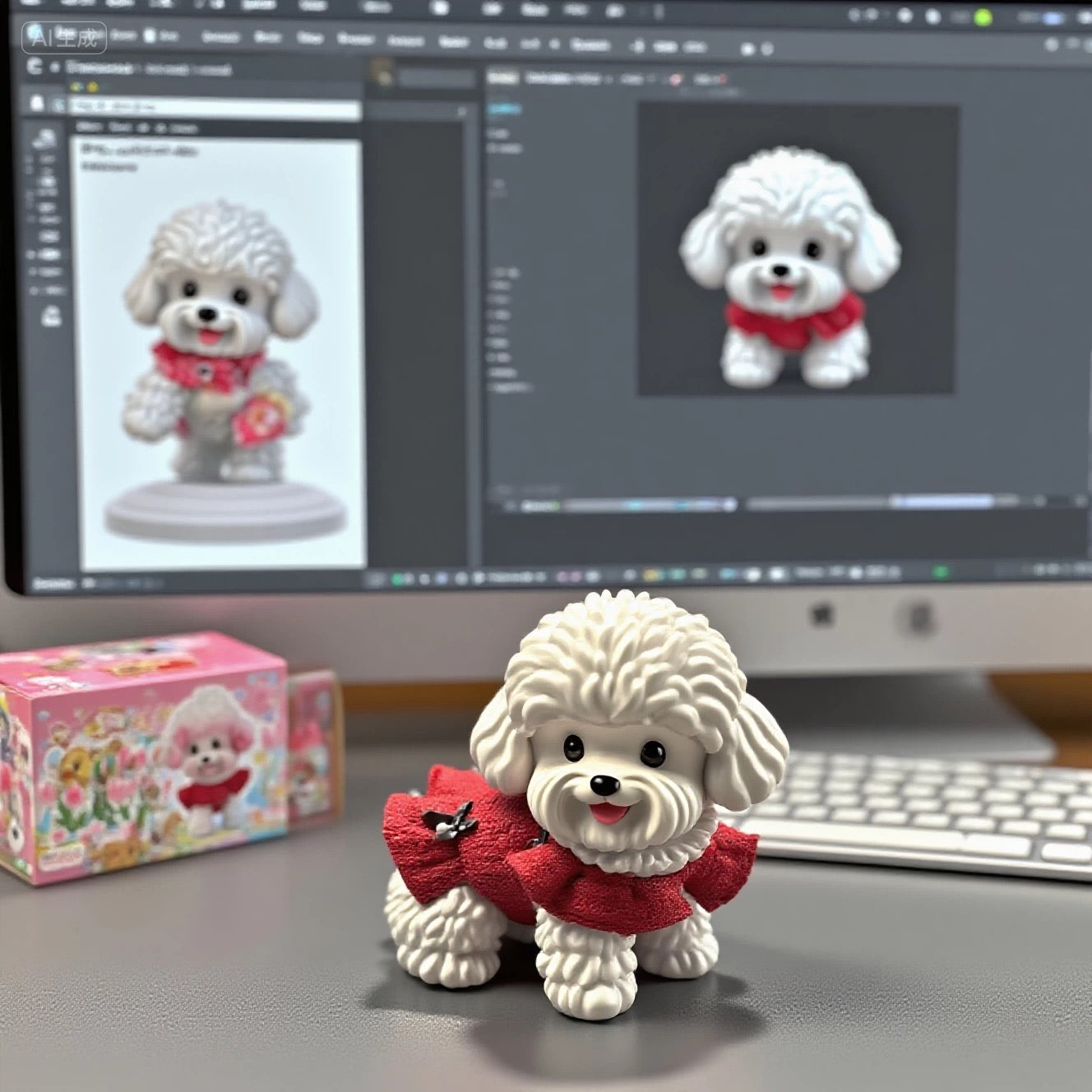 Customized 3D printed pet souvenir figurines