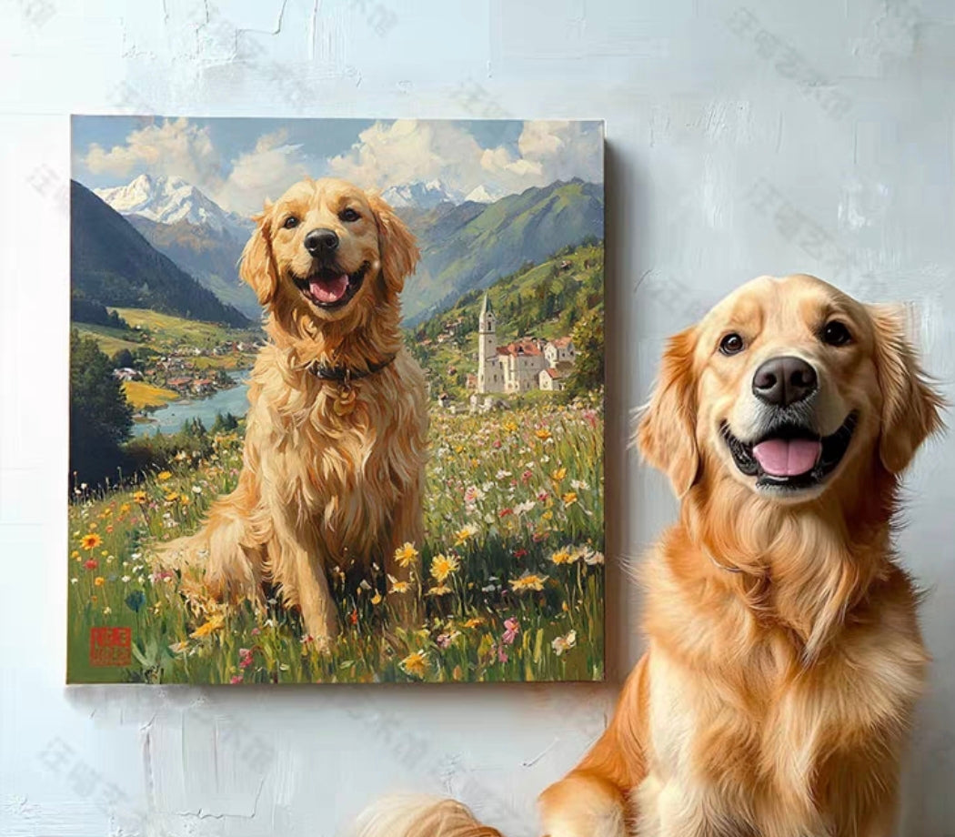 Customized Pet Painting